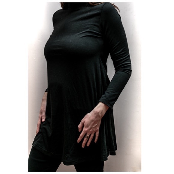 Long sleeve mock turtle tunic - Picture 2 of 2